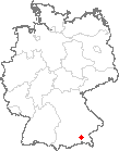 Karte Edling bei Wasserburg am Inn